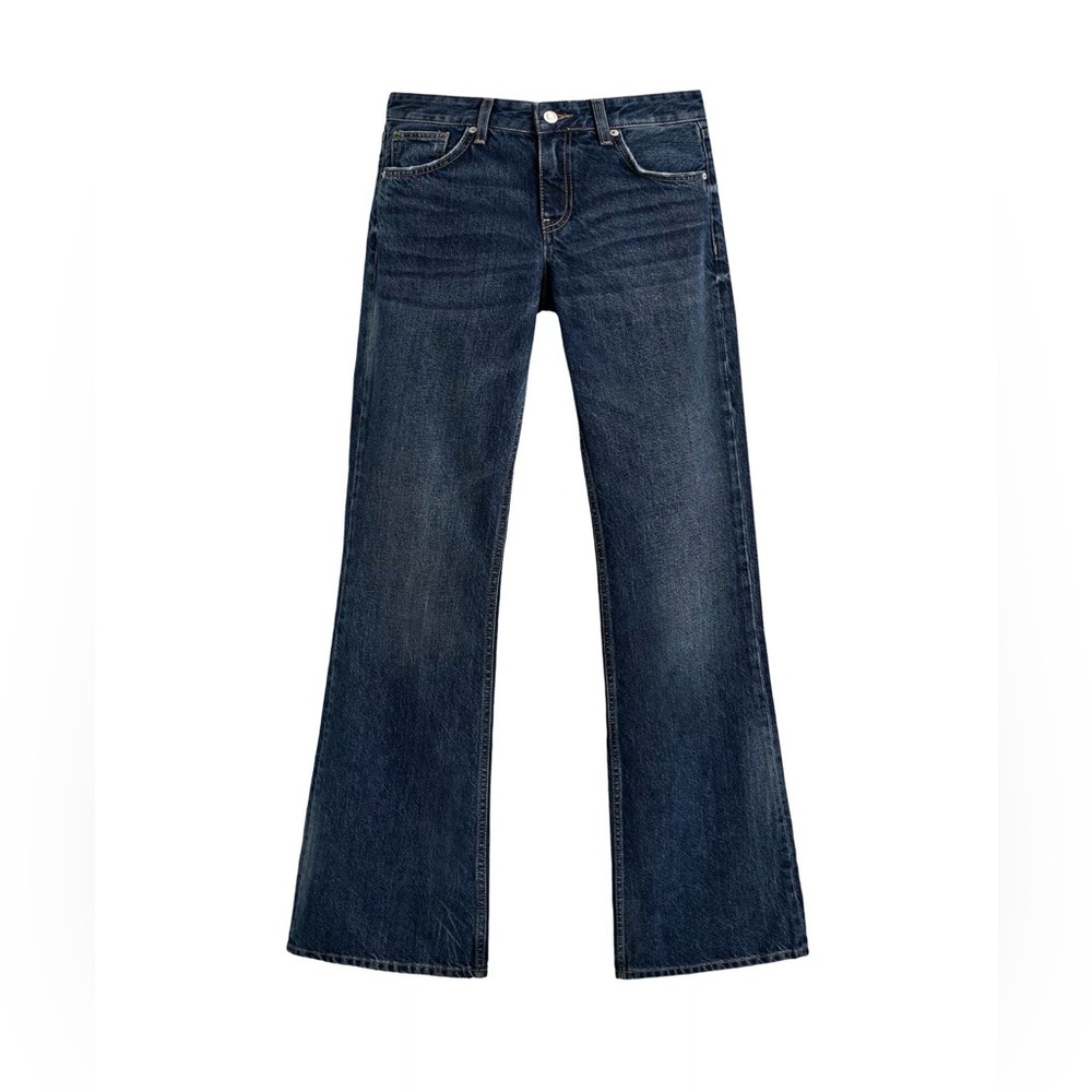 Zara low rise Harry Lambert wide leg jeans Disney